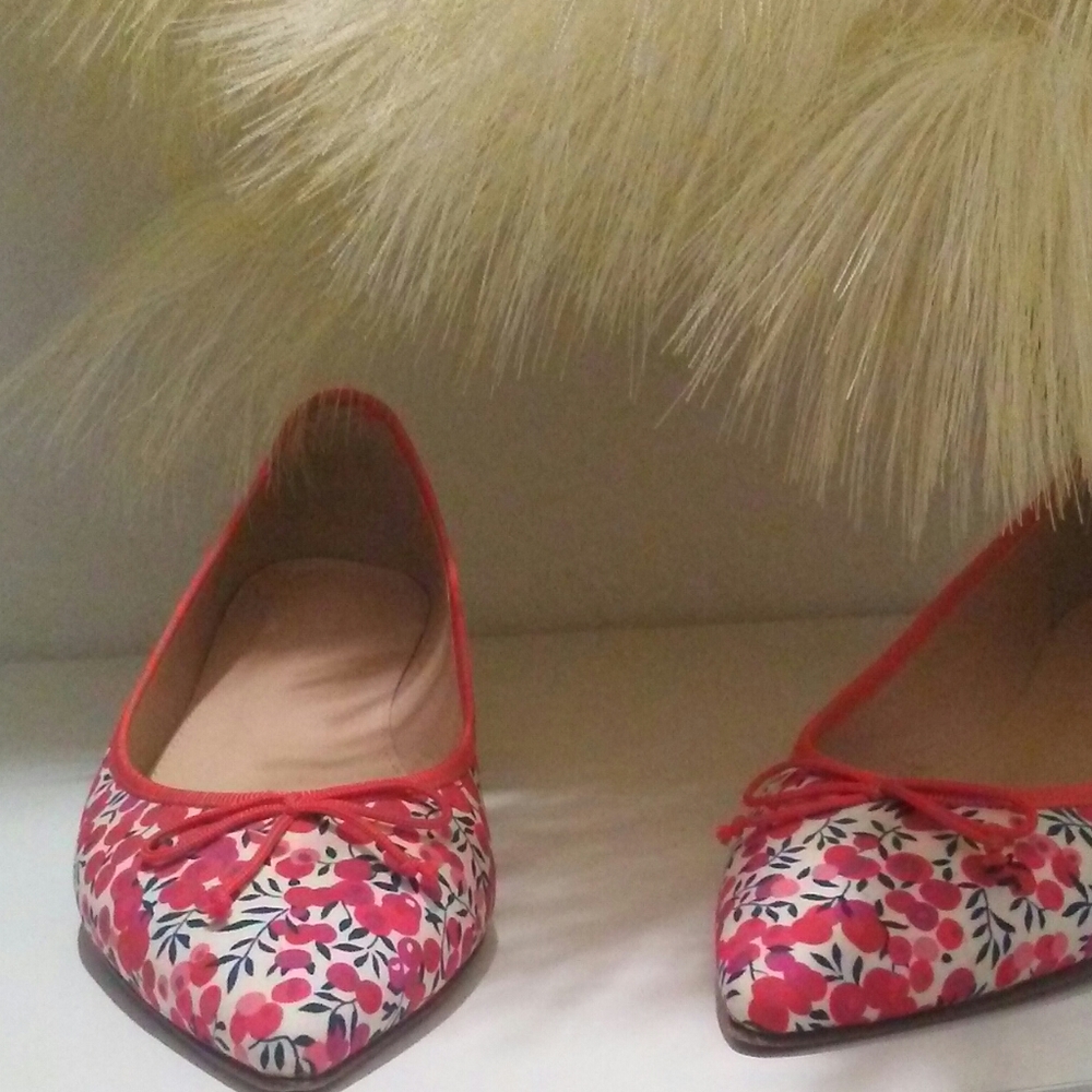 J.Crew Floral Flats